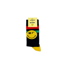 Load image into Gallery viewer, Afropop Logo SmileyWorld™ Socks
