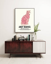 Load image into Gallery viewer, Andy Warhol Pink Cat Art Print
