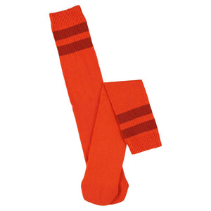 ESCUYER.  Unisex Tube Socks - Orange / Red