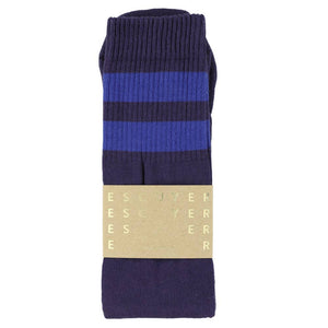 ESCUYER  Unisex Tube Socks - Blue / Purple