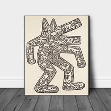 Load image into Gallery viewer, Keith Haring Dog Print
