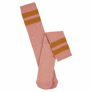 ESCUYER  Unisex Tube Socks - Pink / Pumpkin