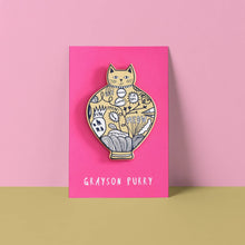 Load image into Gallery viewer, Grayson PURRY Cat Artist Pin
