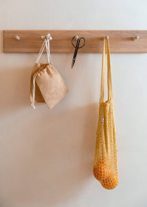 Botanical Dyes Long Handled String Bag