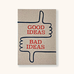 Letterpress Good / Bad Ideas Notebook